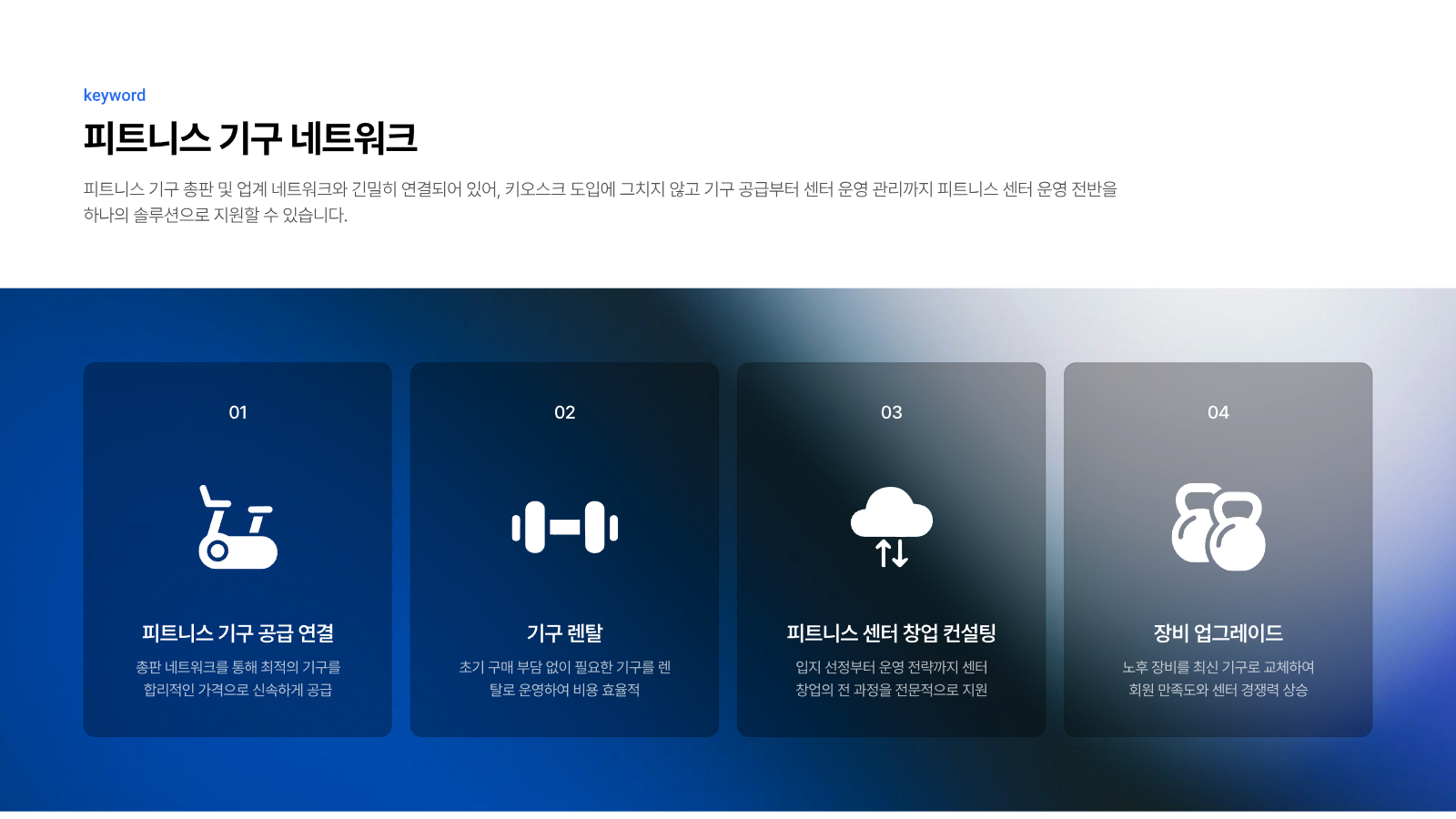 피트니스 센터 통합 솔루션 제안서 10페이지