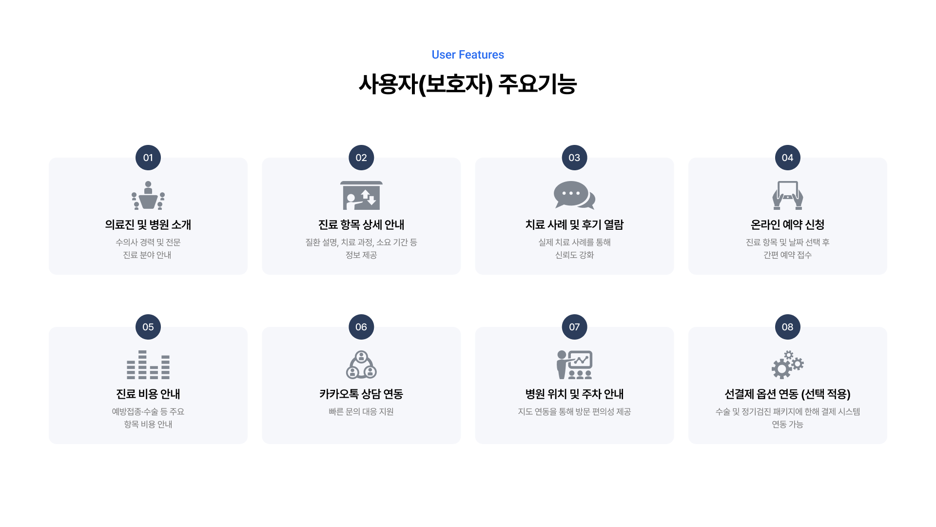 동물병원 통합 웹 플랫폼 구축 4페이지